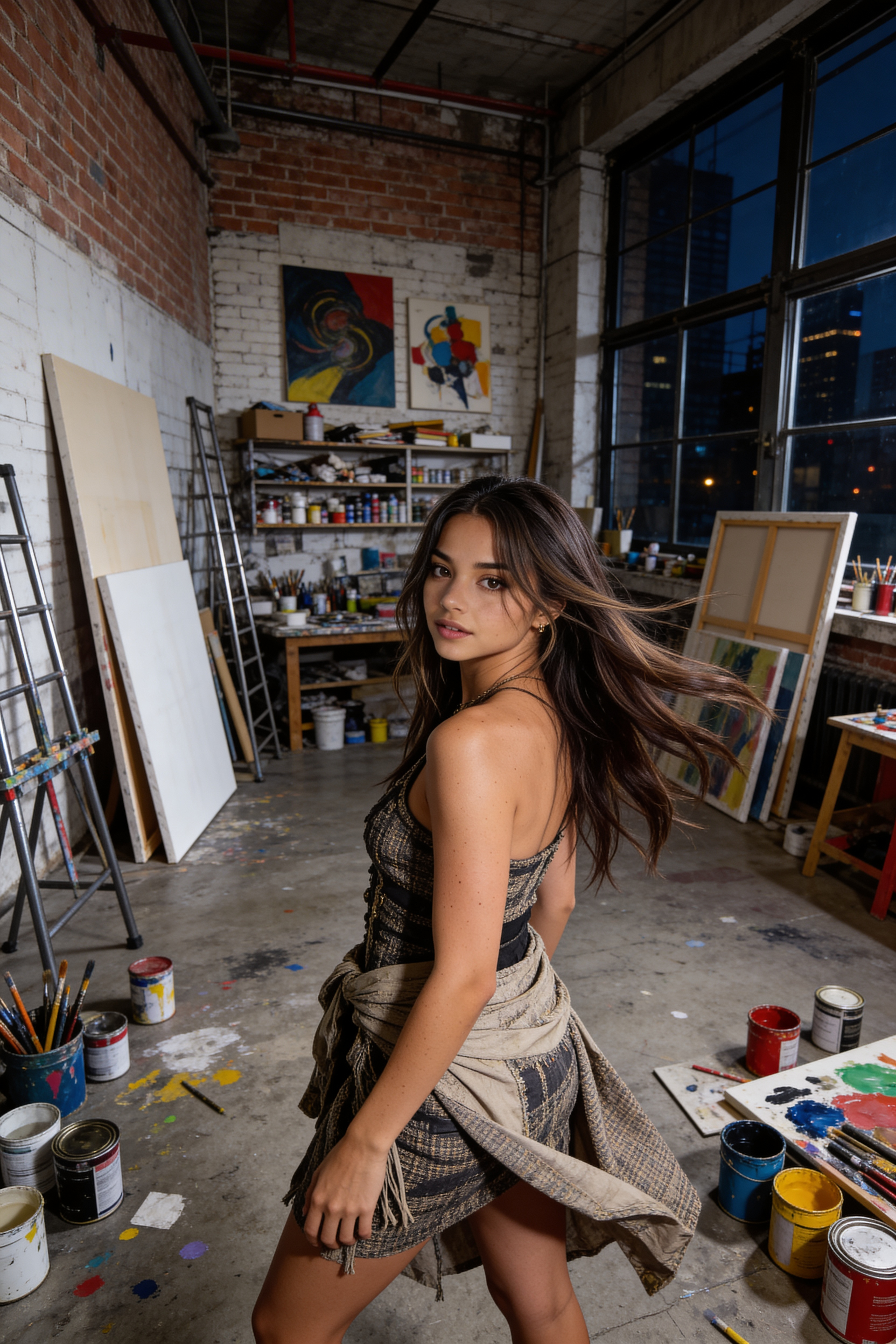 Erica in a rejected BAYSGATE photoshoot concept.